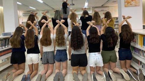 School girls protest not being allowed to wear shorts to school during heat wave