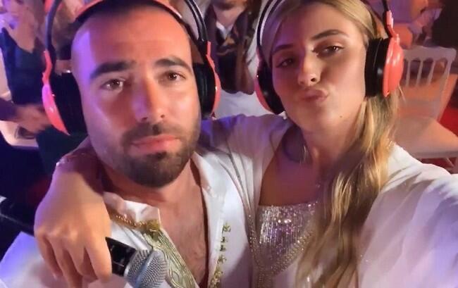 עברו לאוזניות. שיראל טולדנו ועומר אדם בר מצווה (צילום: אינסטגרם) עברו לאוזניות. שיראל טולדנו ועומר אדם בר מצווה