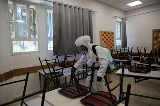 חיטוי בית ספר "הגימנסיה" בירושלים