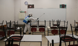 חיטוי בית ספר "הגימנסיה" בירושלים