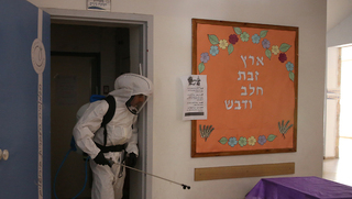 חיטוי בית ספר "הגימנסיה" בירושלים