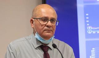 מנכ"ל משרד הבריאות פרופ' חזי לוי בתדרוך כתבים על מצב הדבקה בנגיף הקורונה בישראל