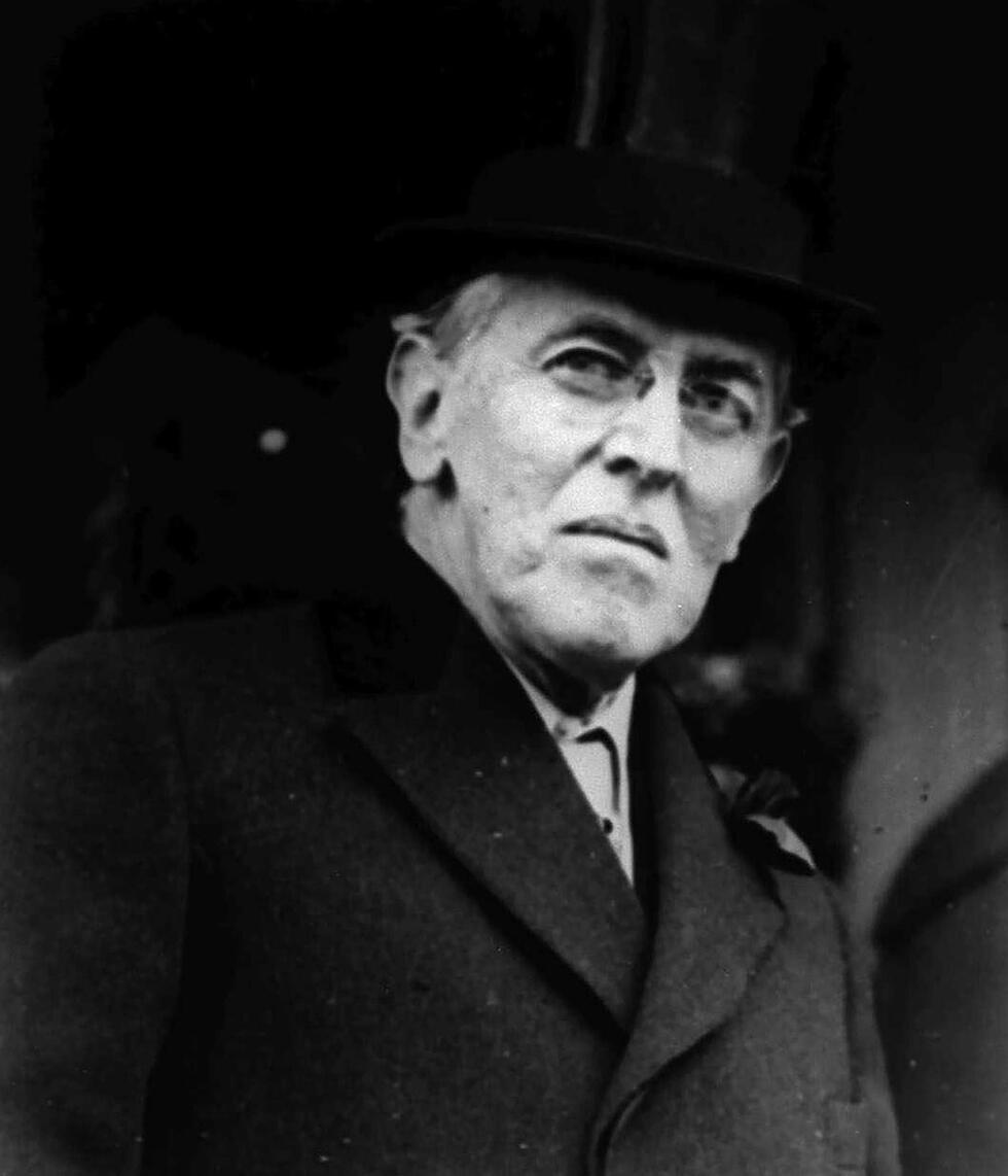 Woodrow Wilson (Photo: AP) ארה"ב גזענות נשיא ארה"ב ה 28 וודרו ווילסון שמו יוסר מ בית ספר ב אוניברסיטת פרינסטון