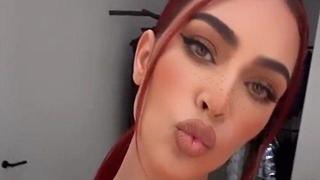 קים קרדשיאן שיער אדום