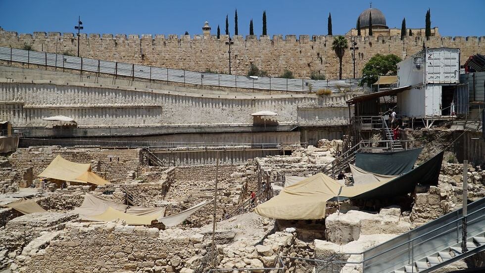 A Archeological excavation site in the City of David near the Old City of Jerusalem (Photo: Antiquity Authority ) חפירת חניון גבעתי – תמונה כללית