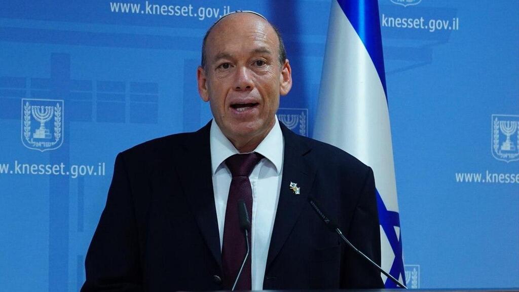 מבקר המדינה אנגלמן (צילום: עדינה ולמן, דוברות הכנסת) הגשת דו"ח נציב תלונות הציבור