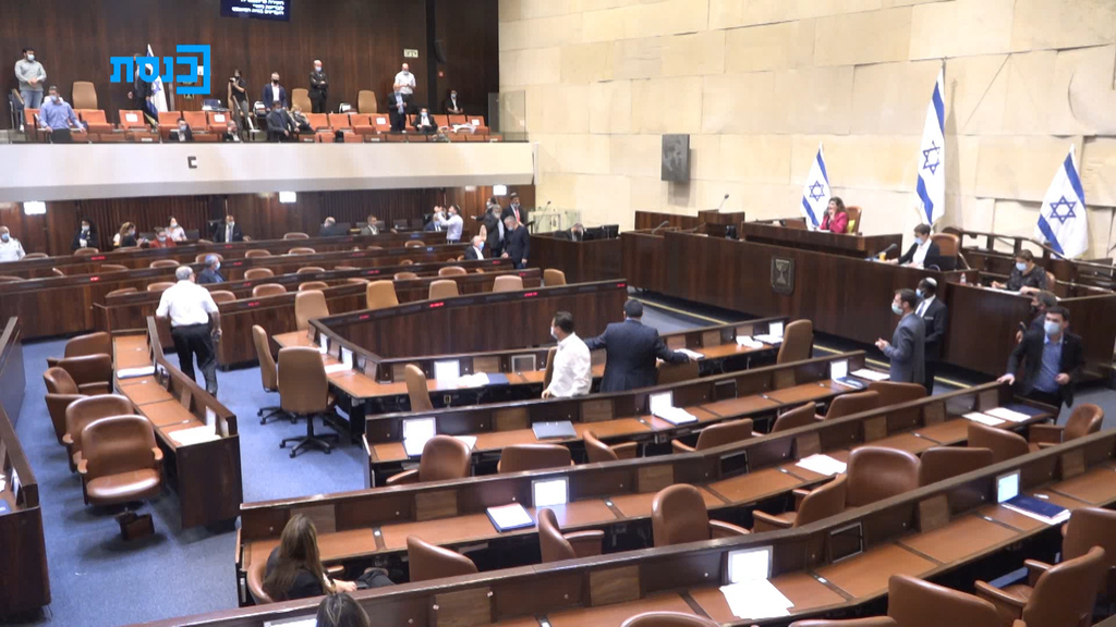 שוב הצבעה באמצע הלילה. מליאת הכנסת (צילום: ערוץ הכנסת) מליאה