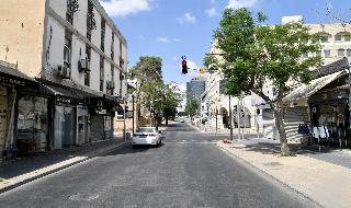 רחובות ריקים בבאר שבע
