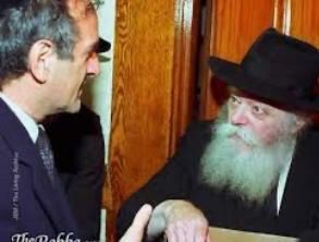 אברהם ויזל והרבי מלובביץ