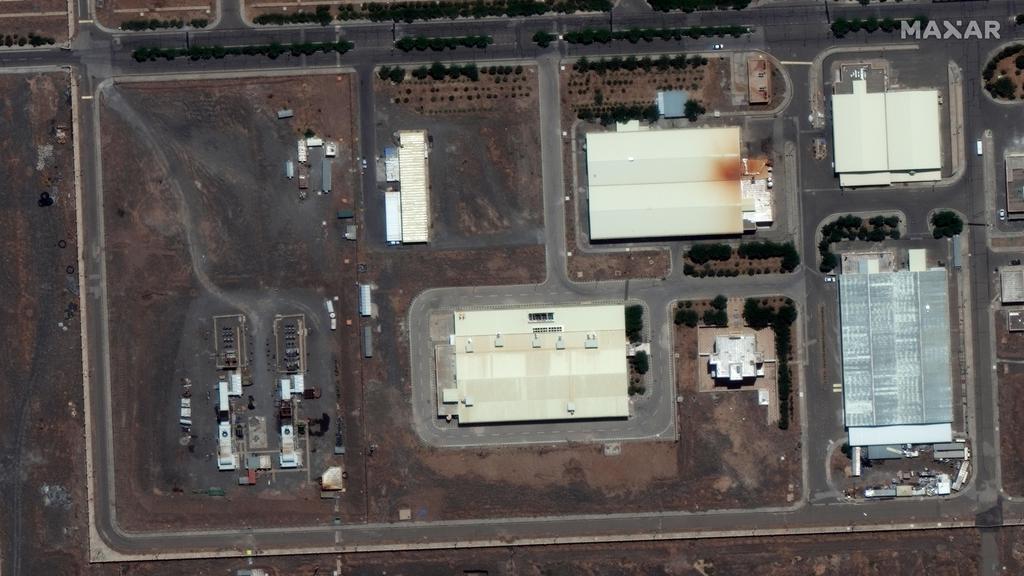 תמונה מ-29 ביוני 2020, שלושה ימים לפני הפיצוץ בנתנז (צילום: EPA) תמונה מ-29 ביוני 2020, לפני הפיצוץ בנתנז