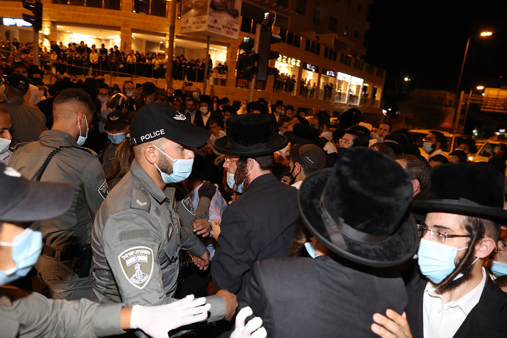 מחאה חרדים רוממה ירושלים
