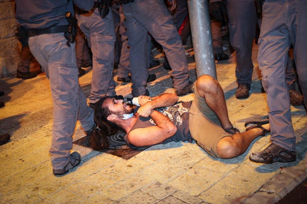 צילום: אלכס קולומויסקי מחאה בירושלים