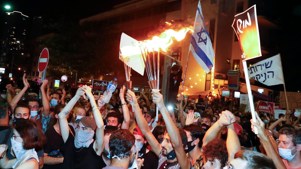 ההפגנה בתל אביב