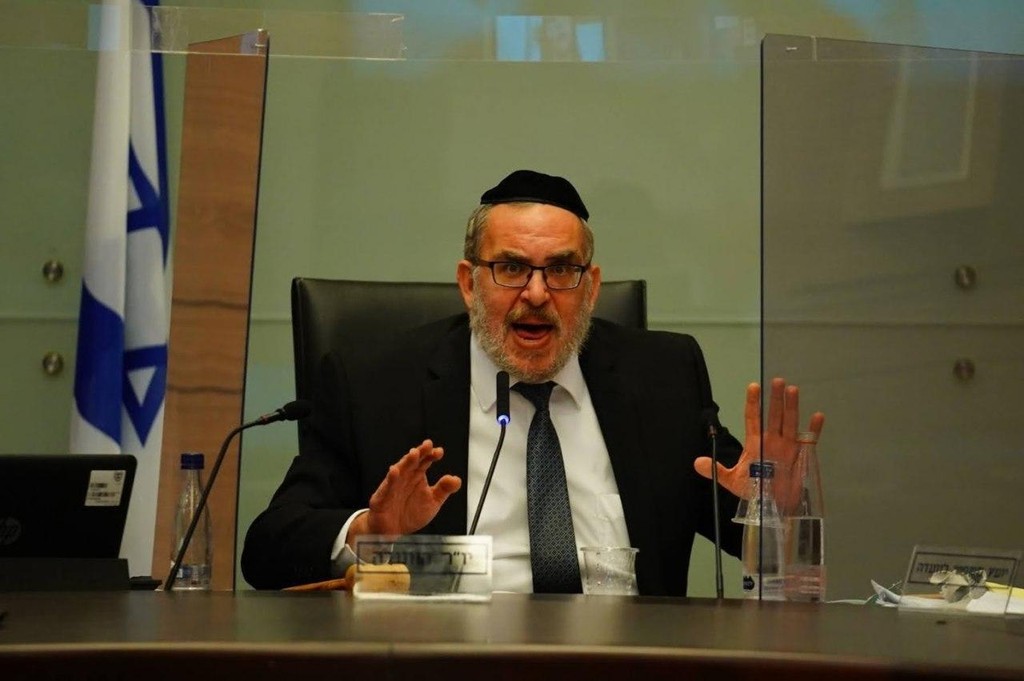 יו"ר ועדת החוקה יעקב אשר (צילום: עדינה ולמן, דוברות הכנסת ) יעקב אשר