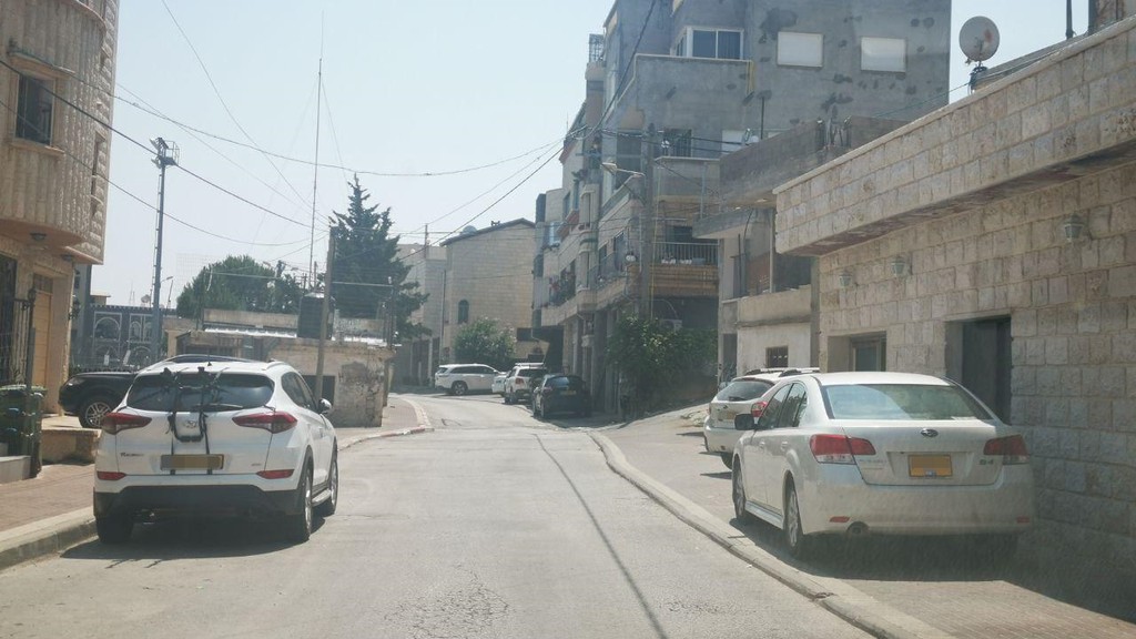 המדרכות החסומות במג'דל שמס
