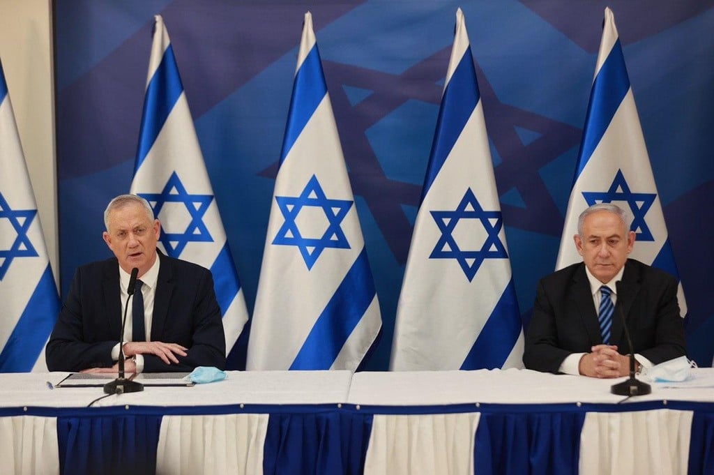 בנימין נתניהו ובני גנץ