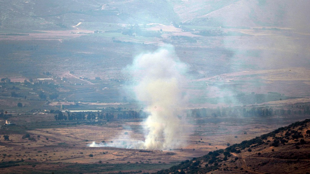 תקיפות צה"ל בלבנון. נסראללה מתחבט (צילום: EPA) תקיפת צה"ל בלבנון