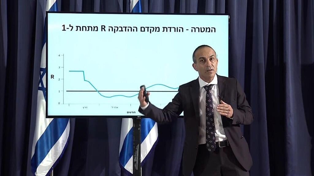 גמזו מציג את תוכנית העבודה הראשונה שלו (צילום: לע"מ) רוני גמזו