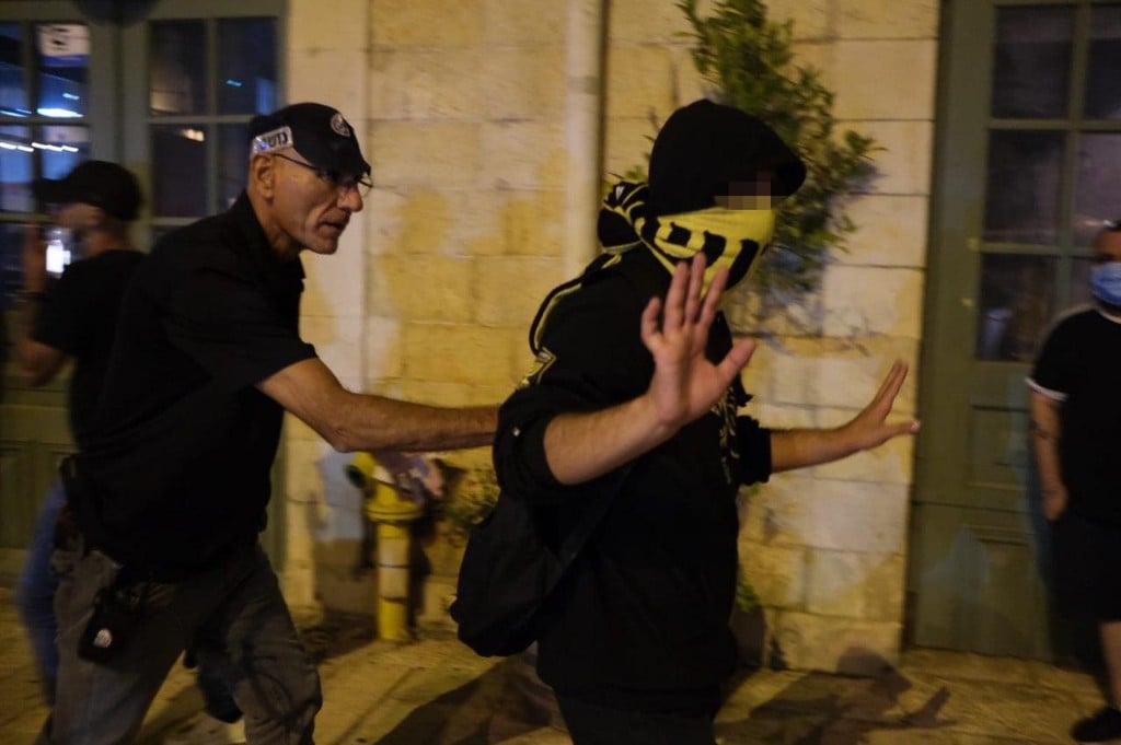 צילום: יואב דודקביץ' מעצרים בהתארגנות ארגון לה פמיליה במתחם התחנה בירושלים