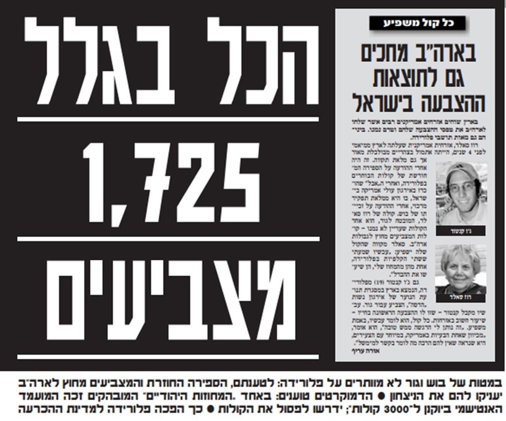 בסוף, הפער היה אפילו קטן יותר (צילום: ארכיון "ידיעות אחרונות") ארה"ב בוחרת