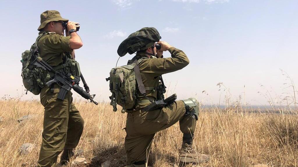 הדריכות בשנה שעברה בגבול הצפון בעקבות החשש מנקמה (צילום: דובר צה"ל) כוחות צה"ל בגבול הצפון