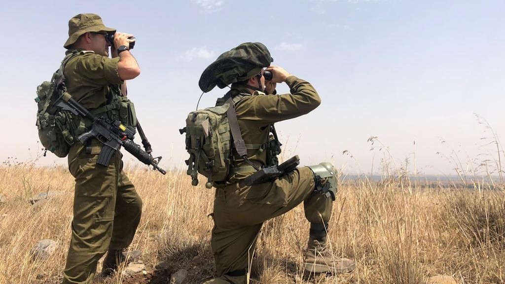 צה"ל שומר על דריכות בגבול הצפון (צילום: דובר צה"ל) כוחות צה"ל בגבול הצפון
