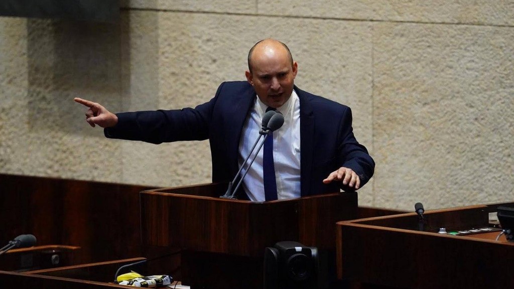נפתלי בנט במליאת הכנסת על טיפול הממשלה בנגיף הקורונה