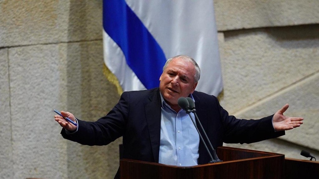 "היית פותח שמפניות". השר אמסלם (צילום: עדינה ולמן, דוברות הכנסת) דוד אמסלם במליאת הכנסת