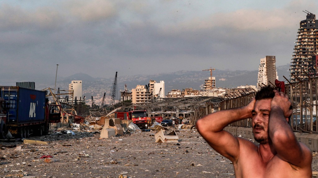 הרס בלתי ניתן לעיכול. הנמל בביירות (צילום: AFP) הרס בלתי ניתן לעיכול. הנמל בביירות