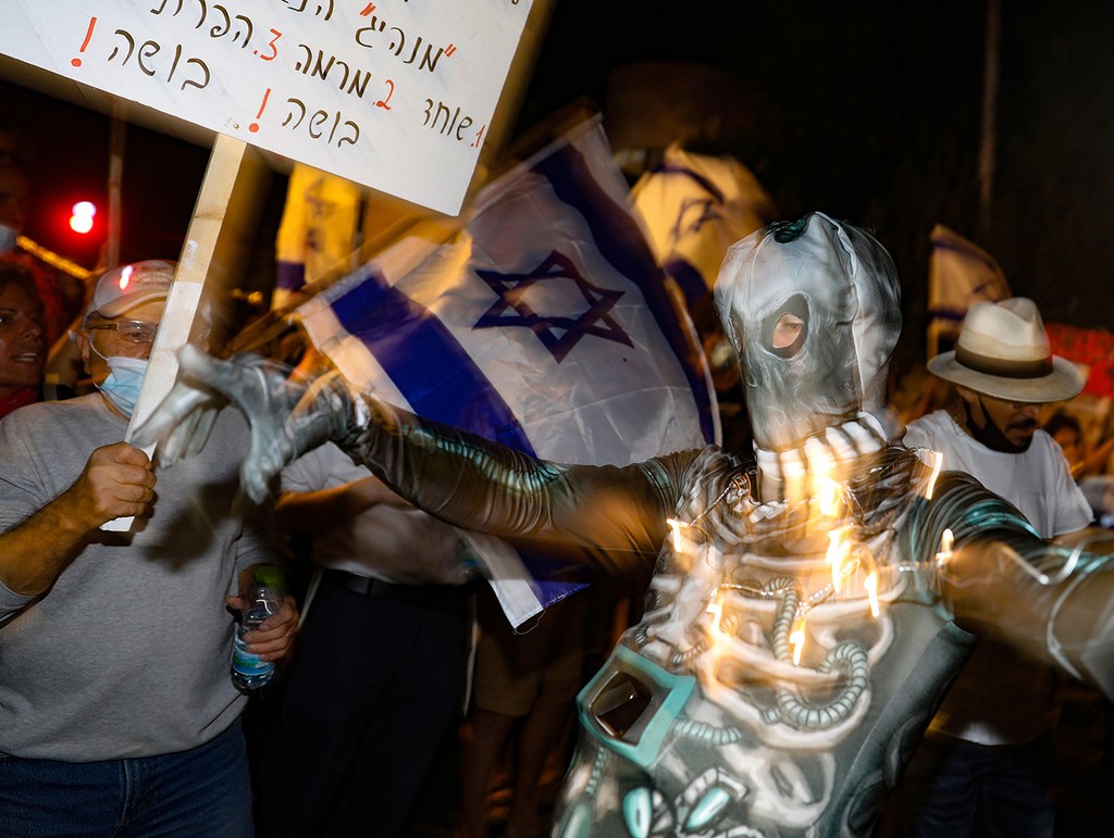 הפגנה מול מעון ראש הממשלה