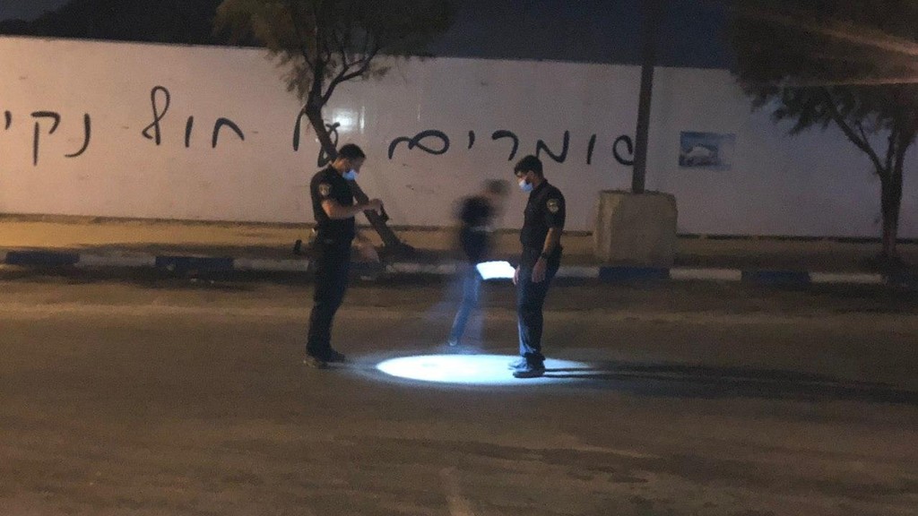 שחזור במקום הרצח בראשון לציון (צילום: נדב אבס) השחזור
