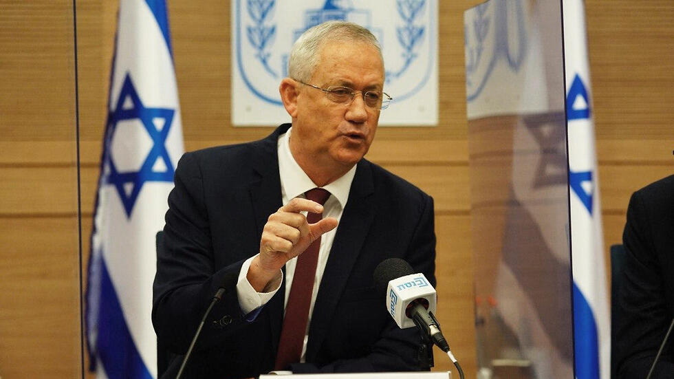 Defense Minister Benny Gantz (Photo: Adina Wellman) הצהרת בני גנץ וצבי האוזר