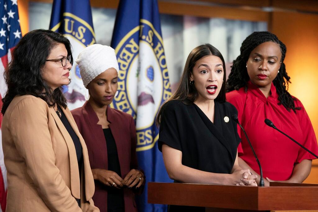 'The Squad': Democratic Rep. Rashida Tlaib, Ilhan Omar, Alexandria Ocasio-Cortez, and Ayanna Pressley 