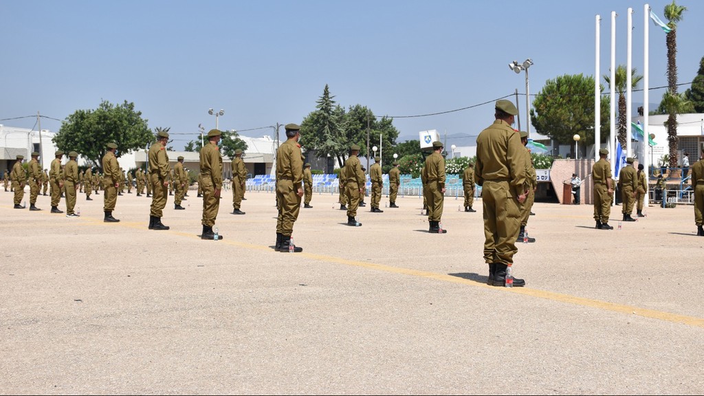 טקס הסיום של הפרויקט (צילום: דובר צה"ל) טקס הסיום של הפרויקט
