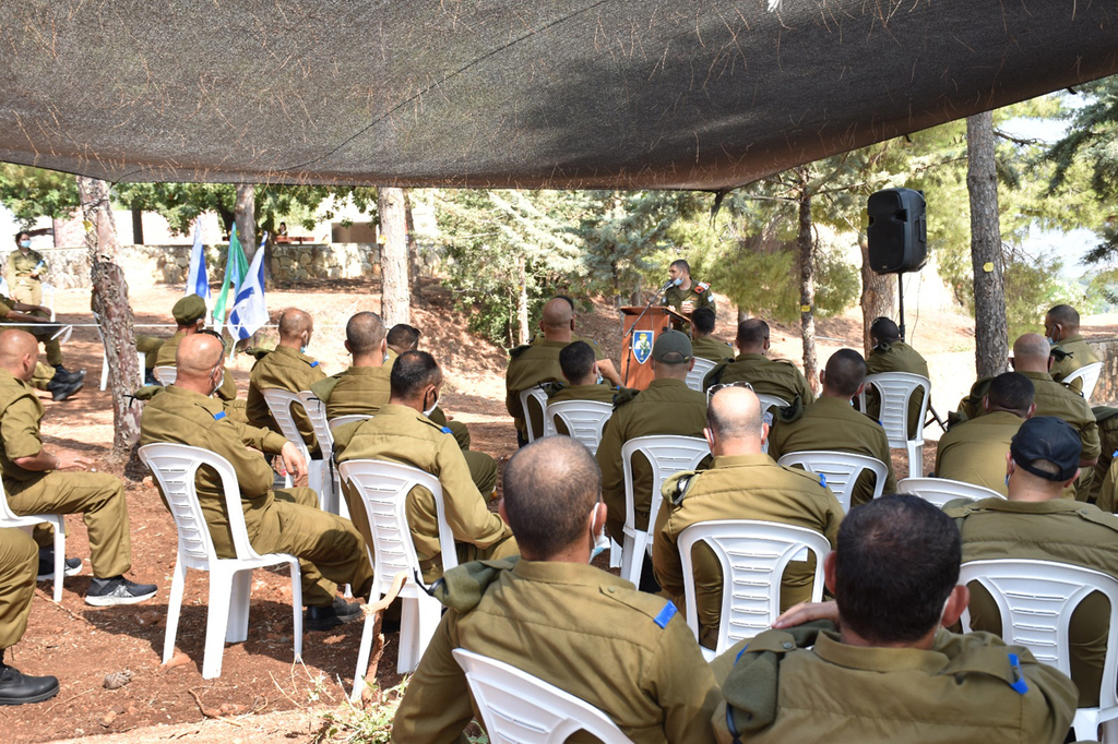 Israeli Arab conscripts in the IDF as part of the 'Ambassadors in Uniform' initiative 