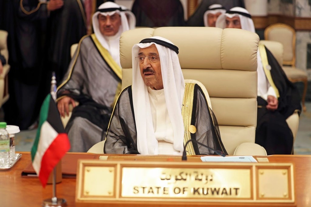 Kuwaiti Emir Sheikh Sabah al-Ahmad al-Jaber al-Sabah is seen during the Arab summit in Mecca 