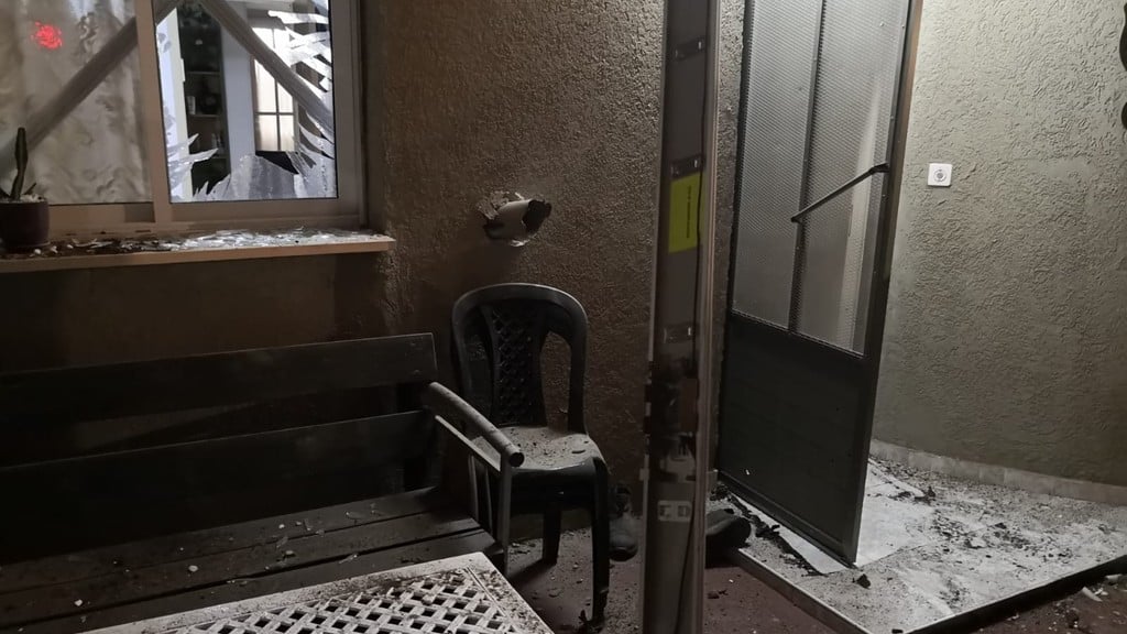 צילום: תיעוד מבצעי כב"ה זירת נפילת הרסיס בשדרות