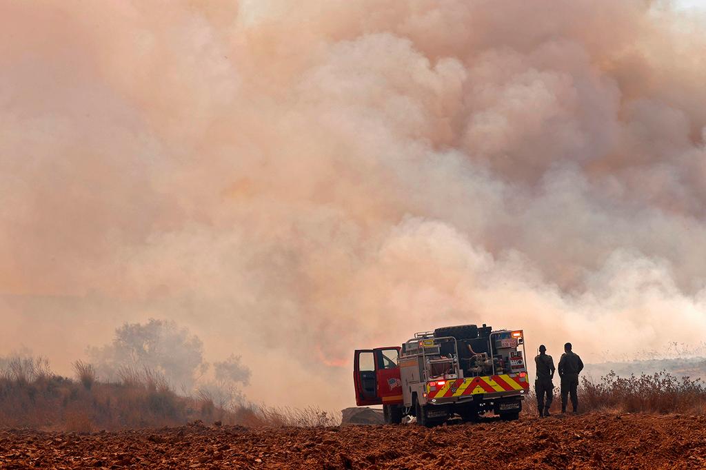 Dousing The Flames: Israel Battles Gaza Fires From The Sky