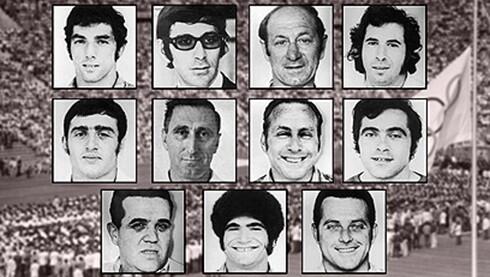 The 11 Israelis athletes massacred by Palestinian terrorists at the 1972 Olympic Games in Munich 