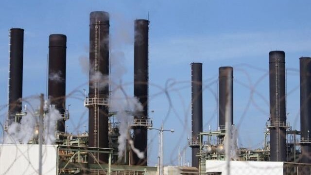The Gaza electricity plant 