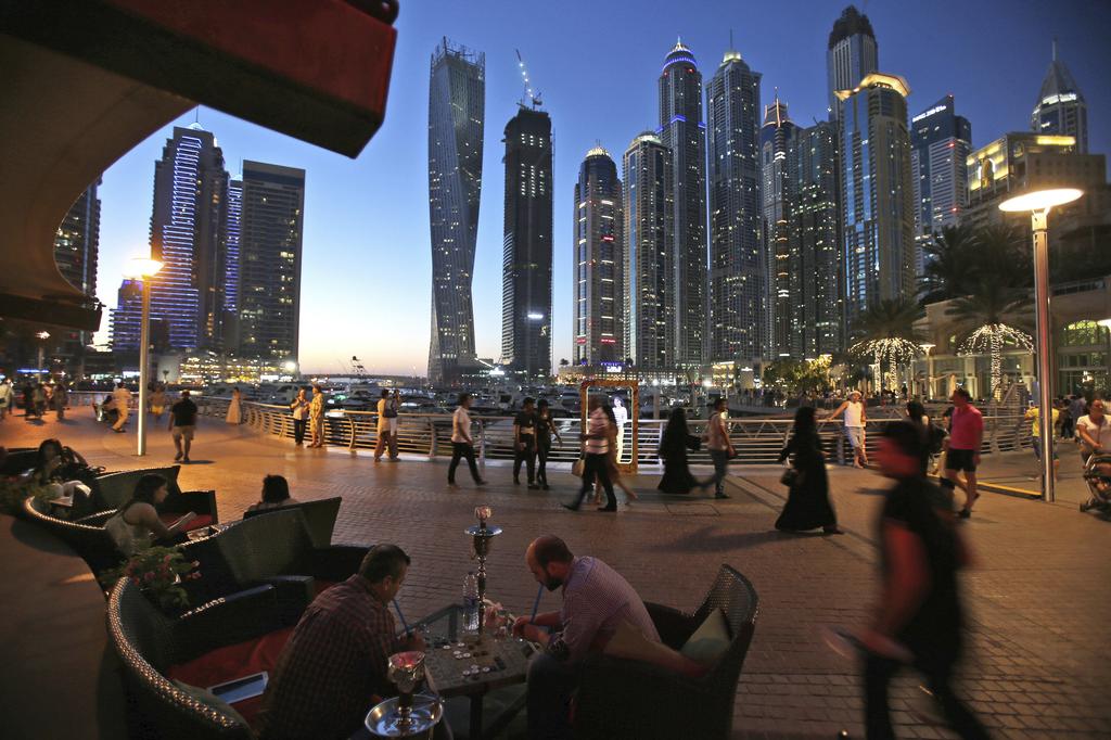 The Dubai Marina neighborhood (Photo: AP) Dubai Marina neighborhood