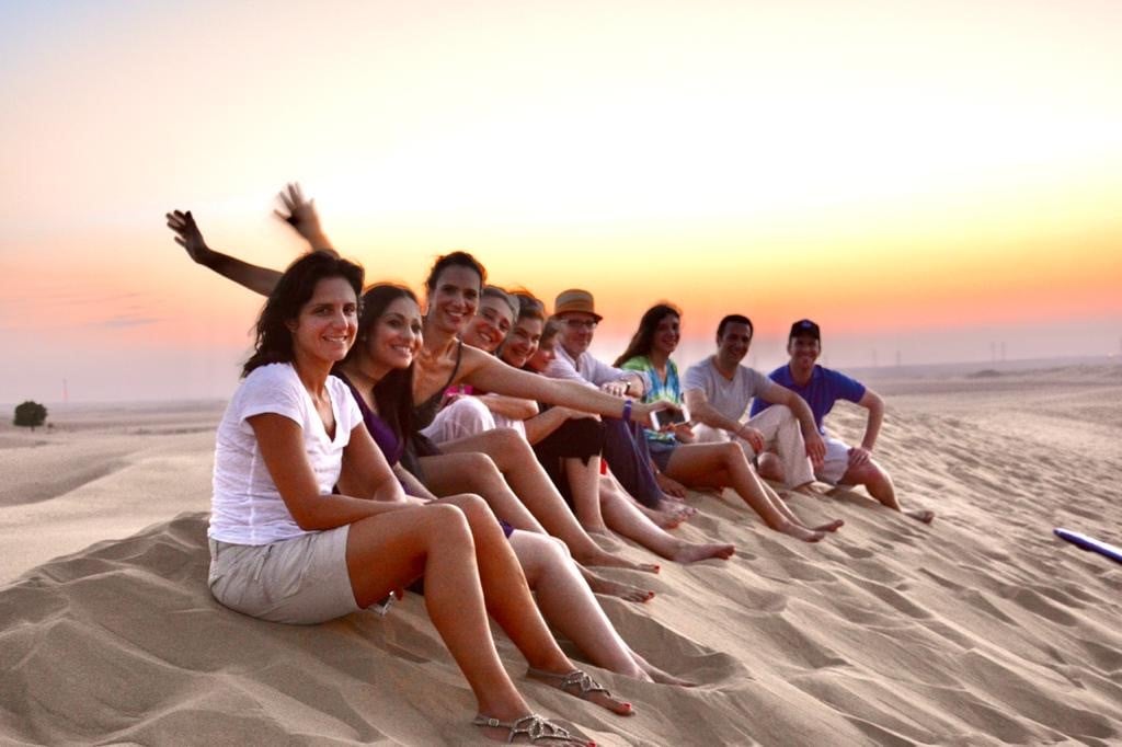 Members of Dubai's Jewish community celebrate Hanukkah 2014 in the UAE desert (Photo: Courtesy) Members of Dubai's Jewish community celebrate Hanukkah 2014 in the UAE desert