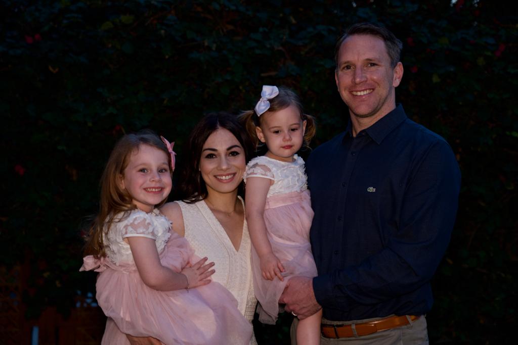 Rebecca and Yoni with their daughters (Photo: Courtesy) Rebecca and Yoni with their daughters