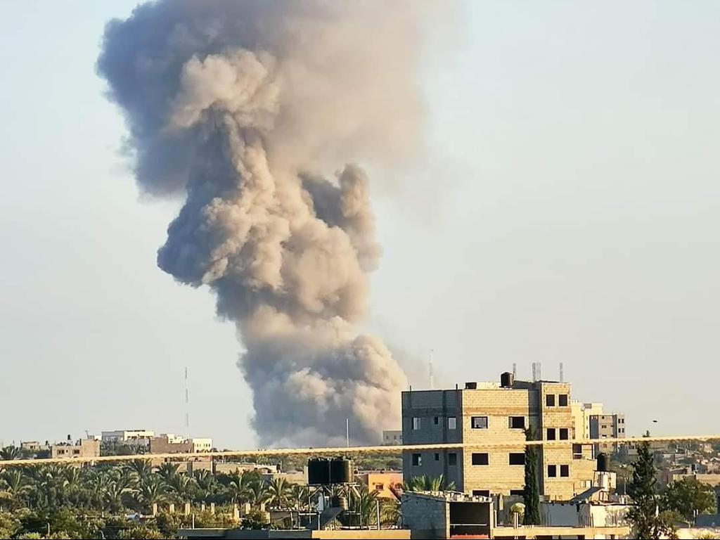תקיפת צה"ל בתגובה לירי הרקטות, אתמול תקיפת צה"ל ברצועת עזה לאחר ירי רקטות של חמאס