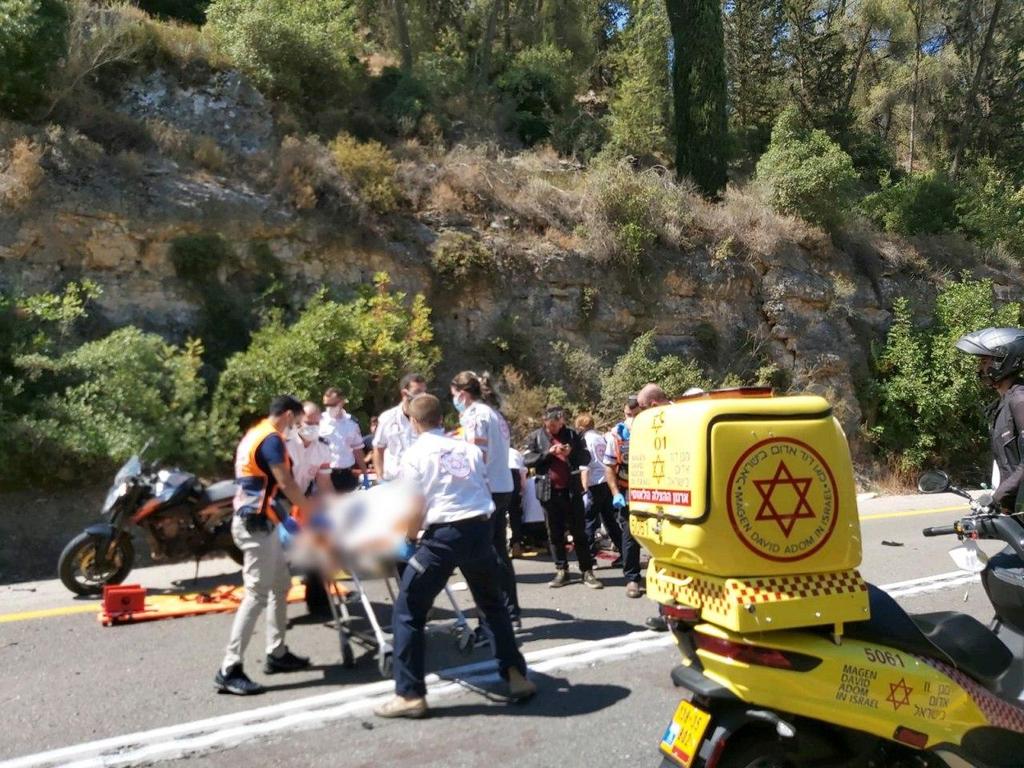 כביש 386: רוכב אופנוע כבן 20 נהרג בתאונה