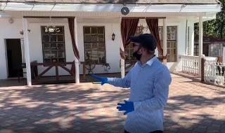  חיים חזין מציג את מלון הקורונה שבו מאושפזים החסידים