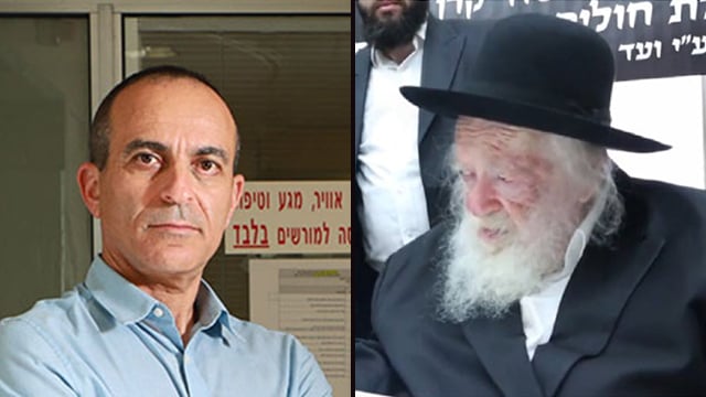 "מצר על אי ההבנה". קניבסקי וגמזו (צילום: דנה קופל) חיים קנייבסקי ורוני גמזו