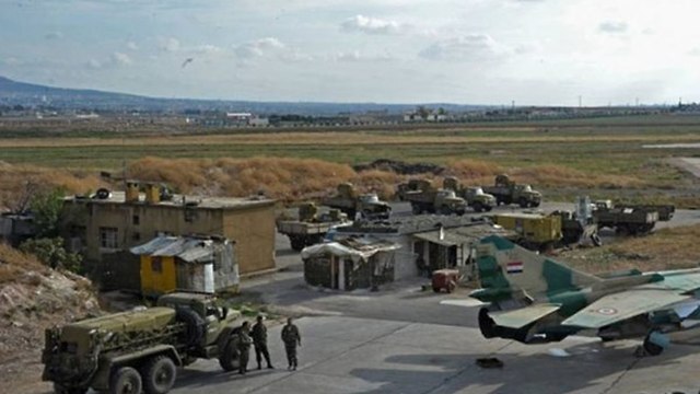 The T4 Syrian air base near Homs 