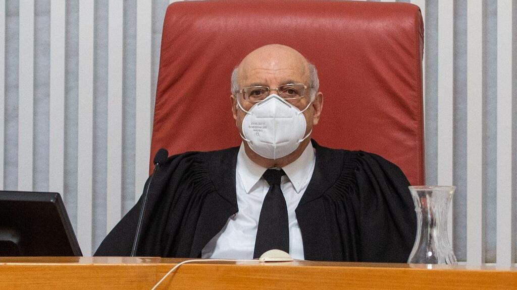 Justice Hanan Melcer (Photo: Shalom Shalev ) חנן מלצר בבית המשפט העליון: דיון בשחרור רומן זדורוב בעקבות גילוי ראיה חדשה
