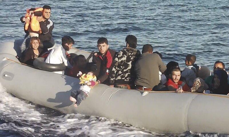 Syrian refugees that have escaped by sea seeking asylum in 2017 